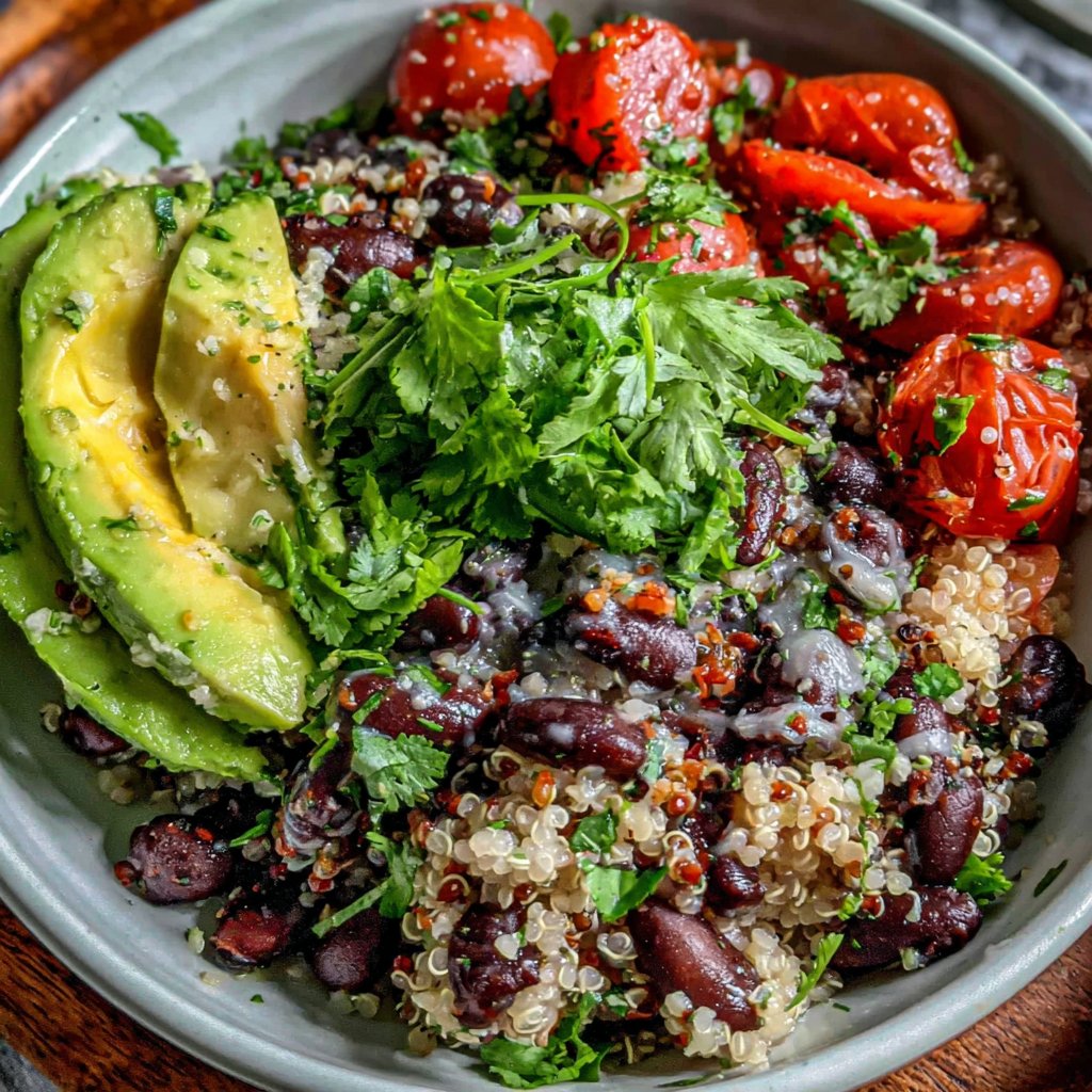 Black Bean Quinoa Bowl