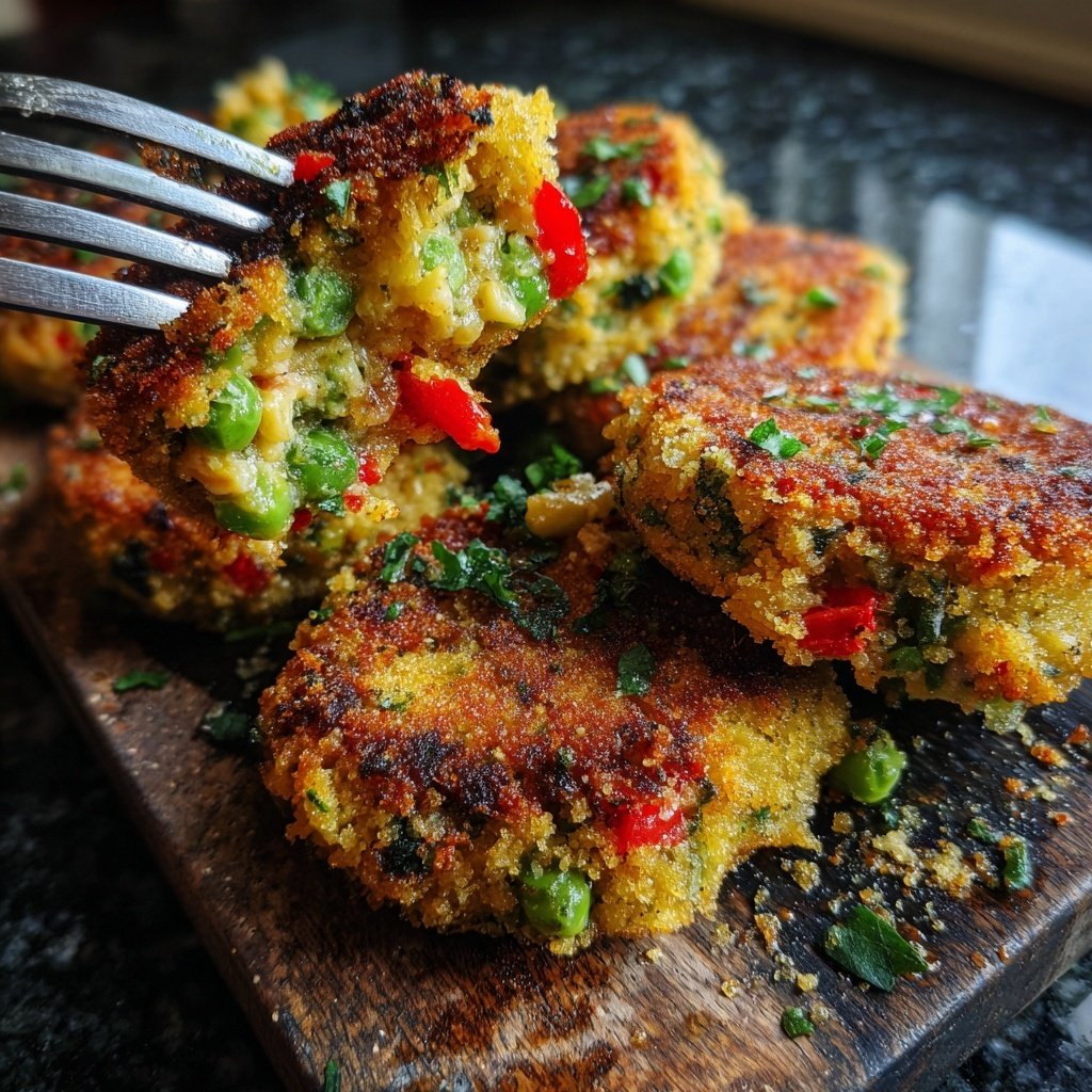Crunchy Salmon and Vegetable Patties