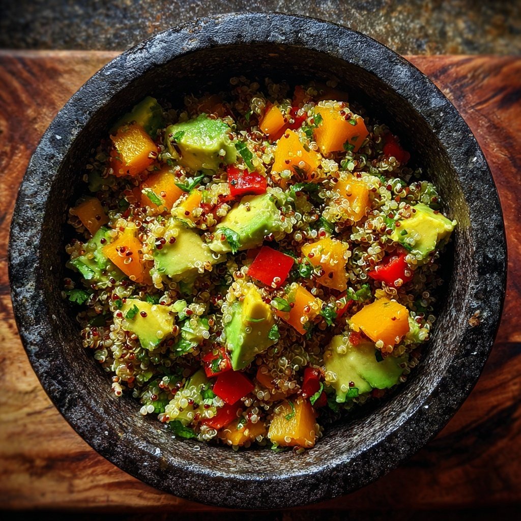 Healthy Avocado Quinoa Salad