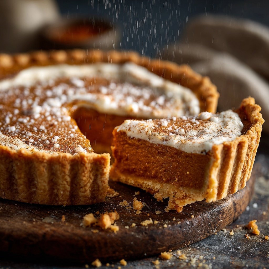 Festive Spiced Pumpkin Pie