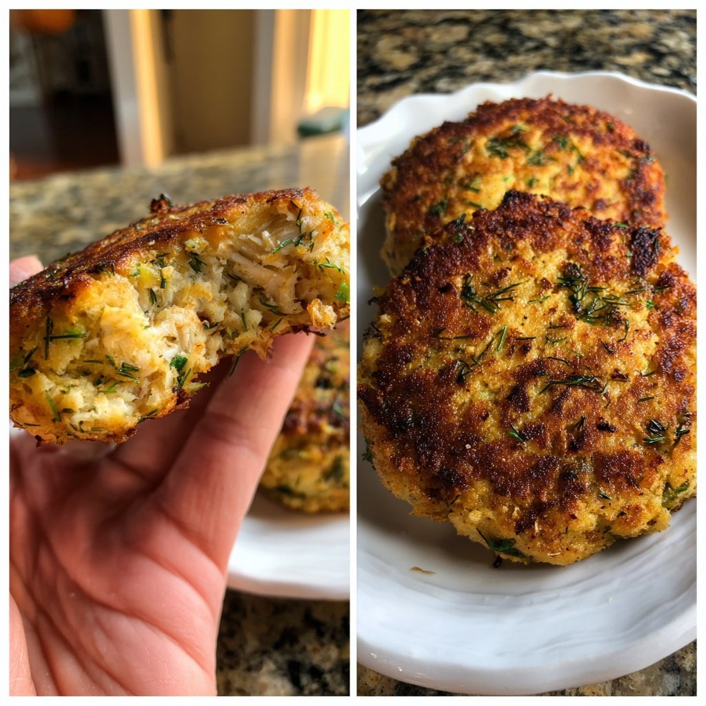Savory Salmon Patties with Dill