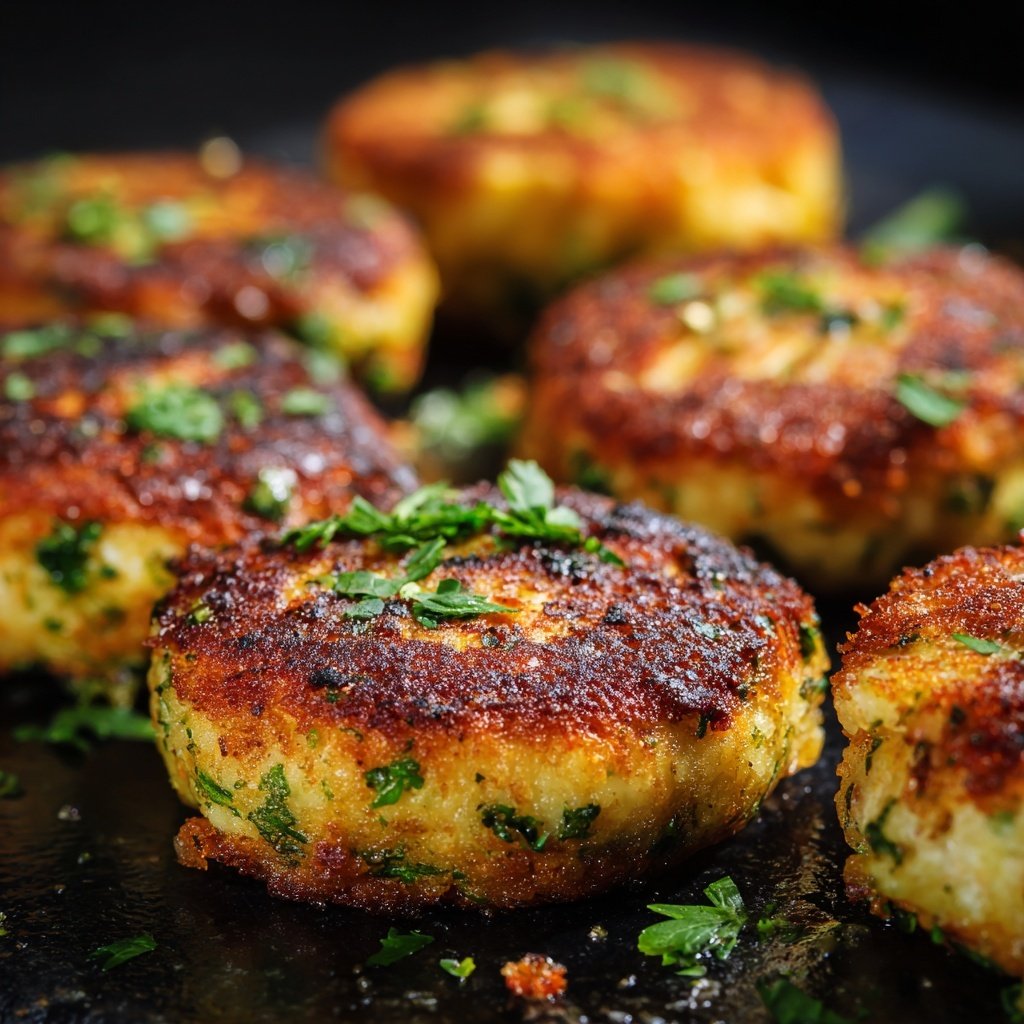 Crispy Salmon Potato Patties
