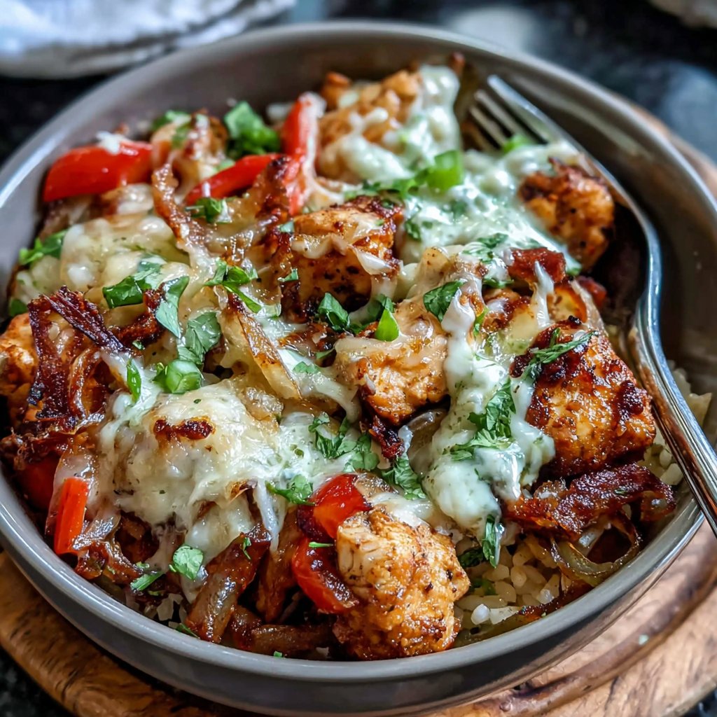 Chicken Fajita Burrito Bowl